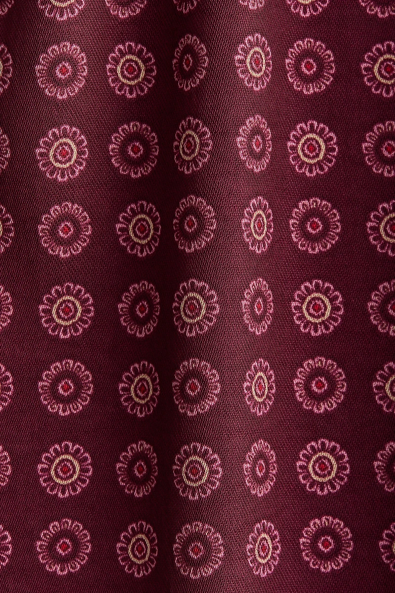 Tie-Detail Handkerchief Dress