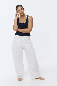 Ribbed Cotton Tank Top