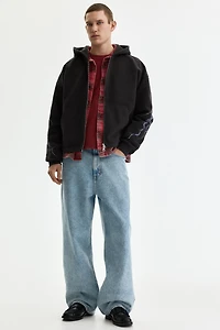 Oversized Boxy Hooded Jacket