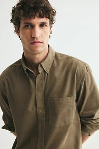 Regular-Fit Corduroy Shirt