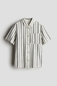 Short-sleeved Cotton Shirt