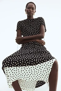 Textured Jersey Dress