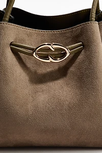 Shoulder Bag with Drawstring