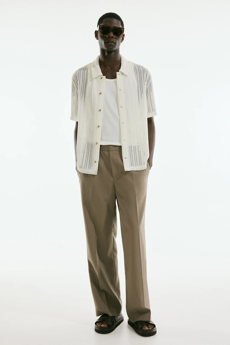 Chemise classique façon crochet