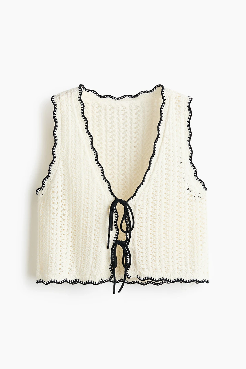 Crochet-Look Beach Top