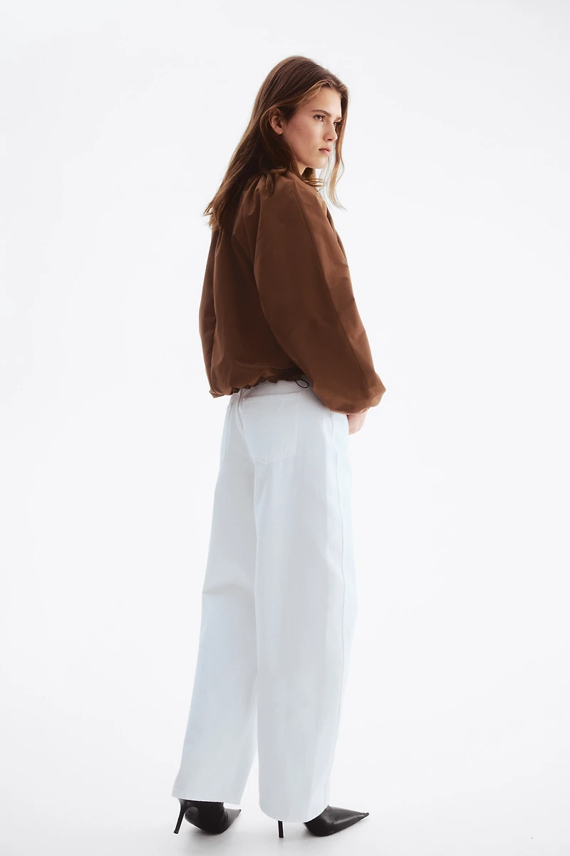 Gathered Bomber Jacket