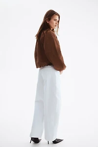 Gathered Bomber Jacket