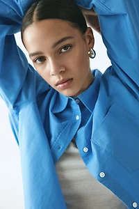 Oversized Poplin Shirt