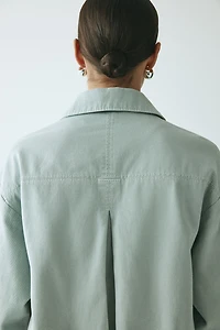 Bomber Jacket with Collar