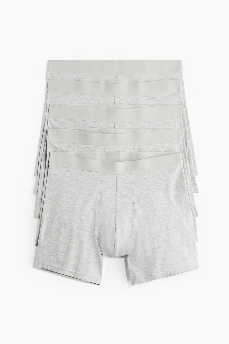 Lot de 5 caleçons boxeurs Lycra🅫 mi-longs