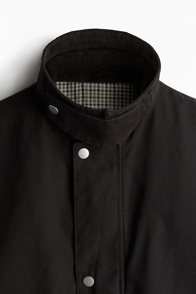 Regular Fit Canvas Jacket