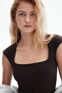 Haut en jersey souple