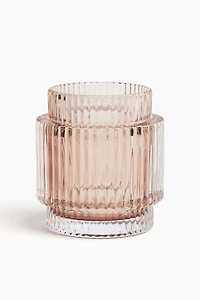 Glass Candle Holder