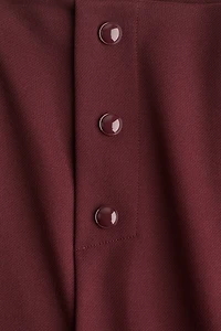 Button-Front Skort