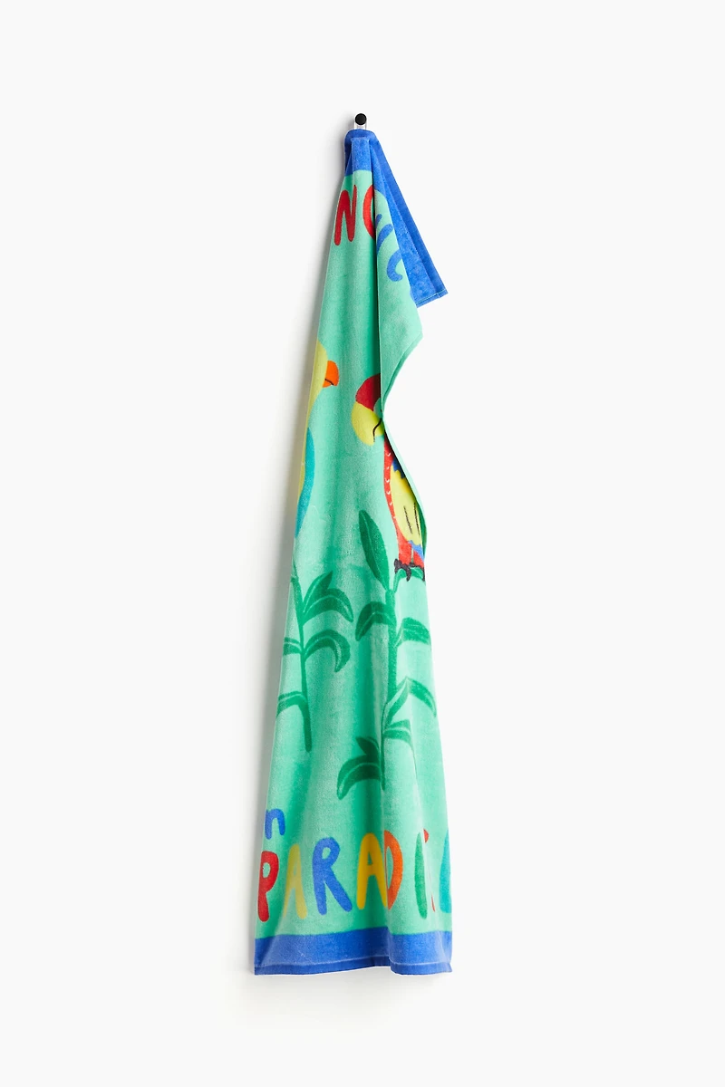 Patterned Bath Towel