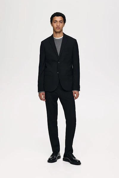 Slim-Fit Single-Breasted Jacket