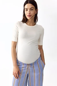 MAMA Wide-Leg Drawstring Pants