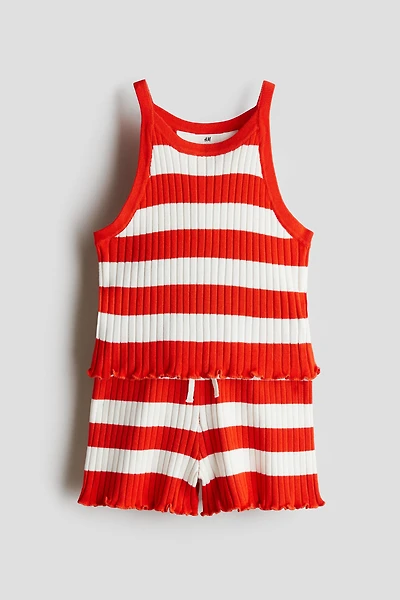 2-Piece Rib-Knit Set