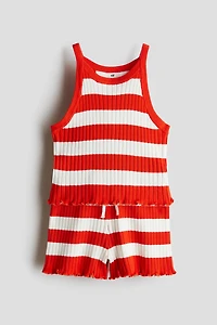 2-Piece Rib-Knit Set