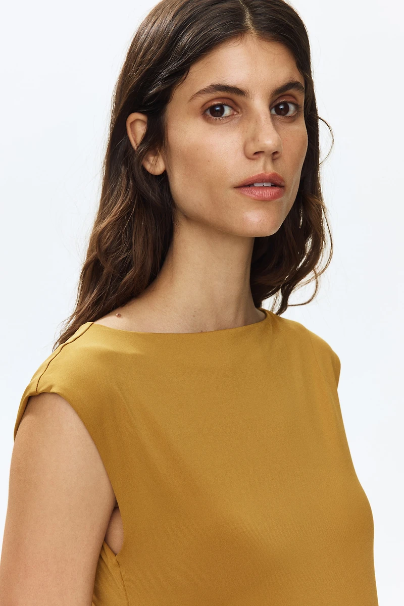 MAMA Cap-Sleeved Dress