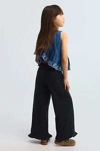 Linen-Blend Drawstring Pants