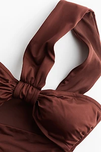 Maillot de bain asymétrique coussiné