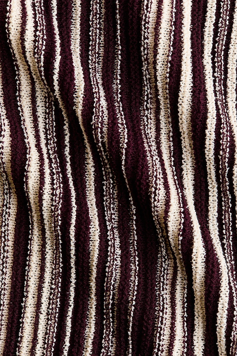 MAMA Robe en tricot avec franges