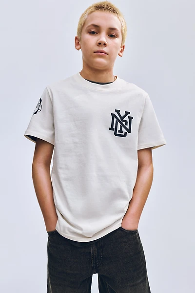 Printed cotton T-shirt