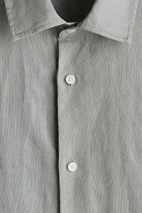 Slim Fit Linen Shirt