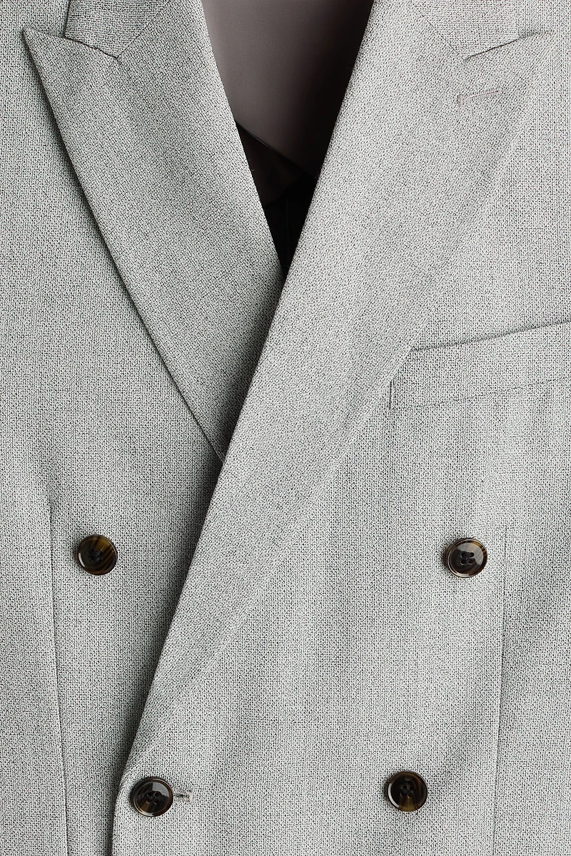 Veste classique à fermeture double boutonnage