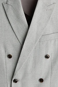 Veste classique à fermeture double boutonnage