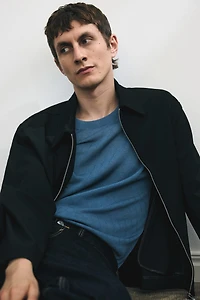 Slim-Fit Knit T-Shirt