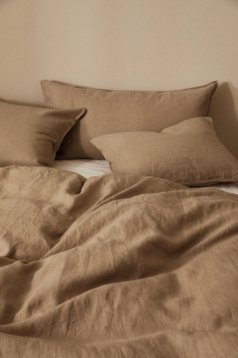 Washed Linen Pillowcase
