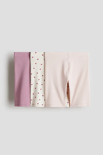 3-Pack Cotton Bike Shorts