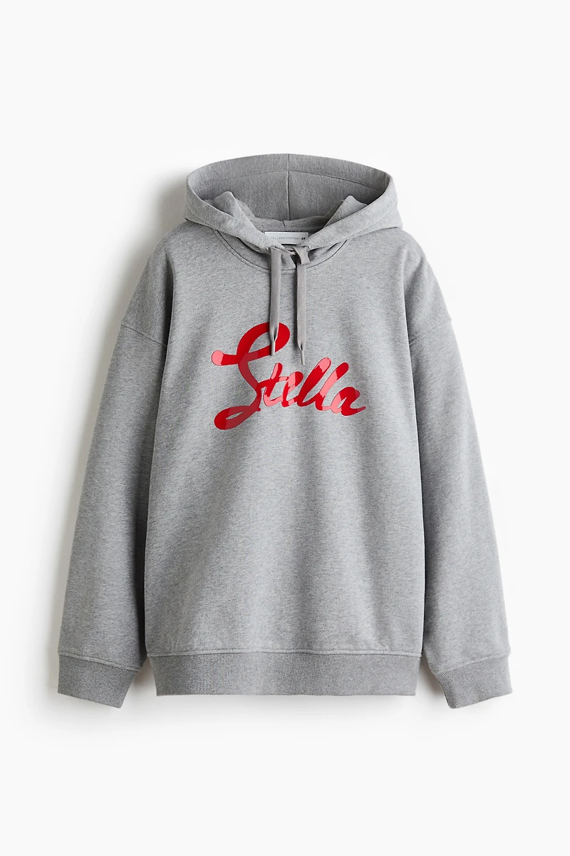 Printed Cotton Hoodie