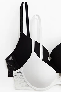 2-pack Cotton Push-up Bras