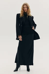 Rib-knit Turtleneck Top