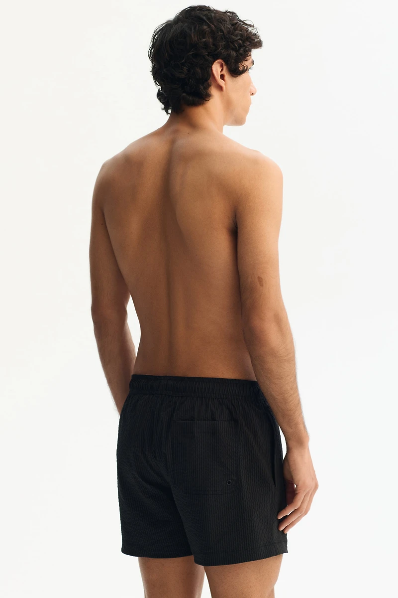 Seersucker Swim Shorts