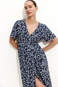 MAMA Before & After Tie-Belt Dress
