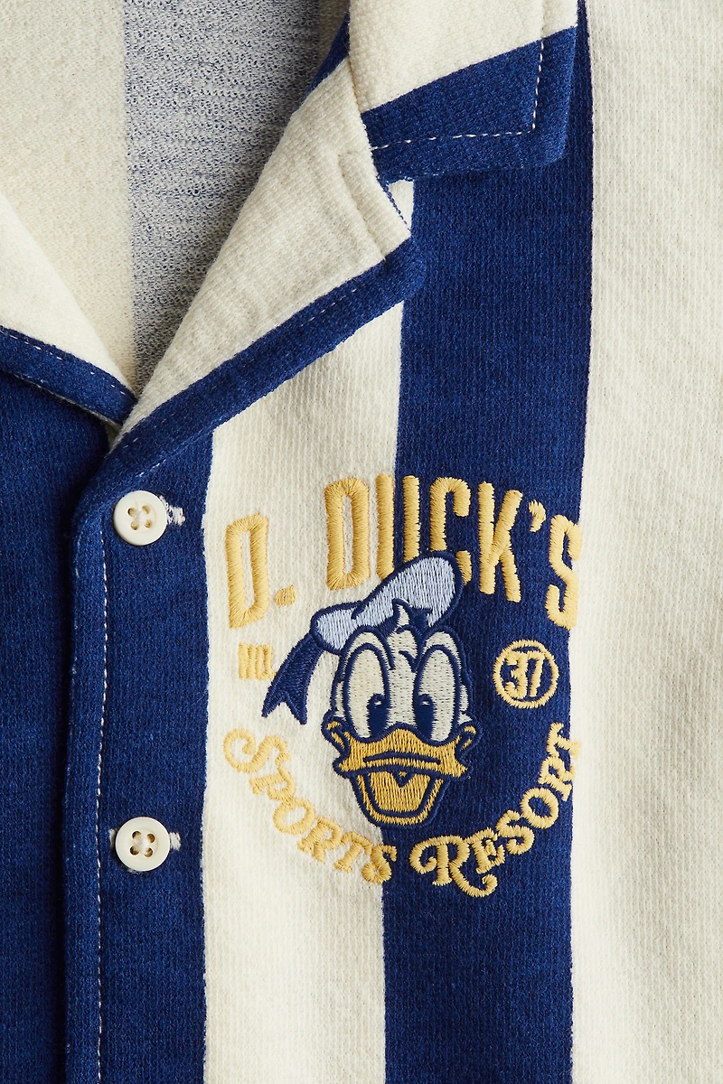 Embroidery-Detail Resort Shirt