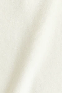 Fine-Knit Mock Turtleneck Top