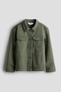 Veste-chemise en sergé