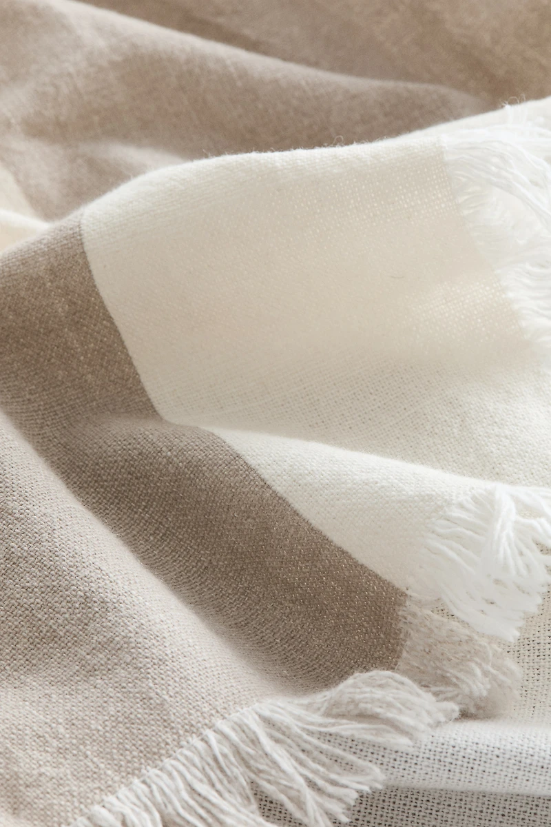 Striped Cotton Bedspread