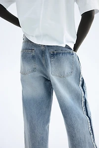Jeans with Side Panels
