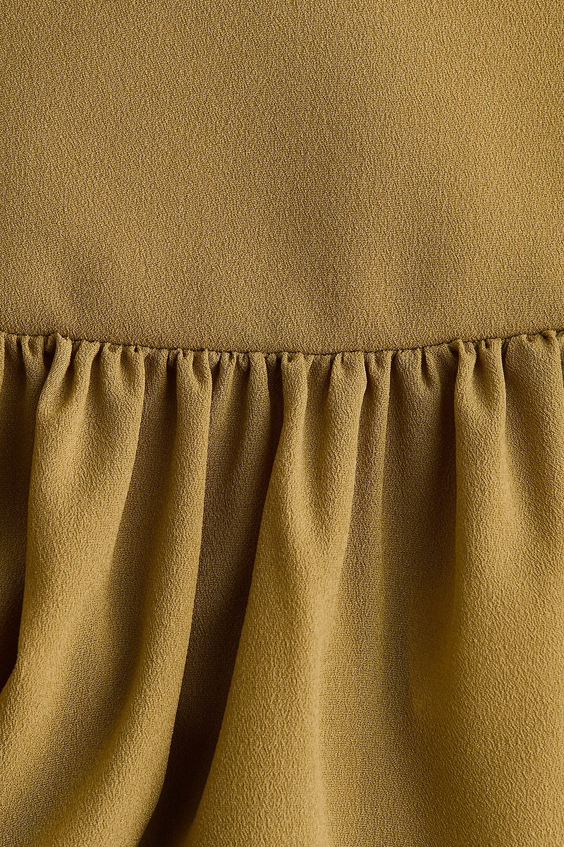 Bubble-Hem Tulip Skirt