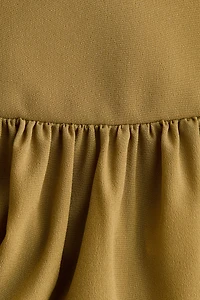 Bubble-Hem Tulip Skirt