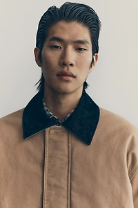 Short Canvas Workwear Jacket