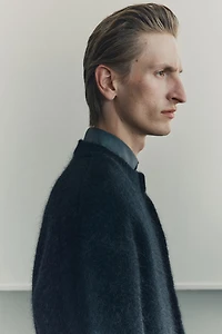 Gilet décontracté en mohair mélangé