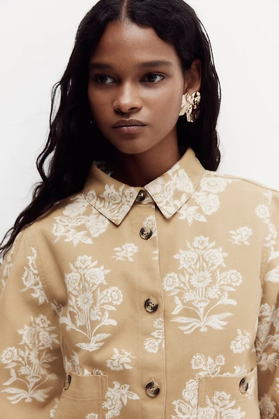 Chemise utilitaire en sergé de coton