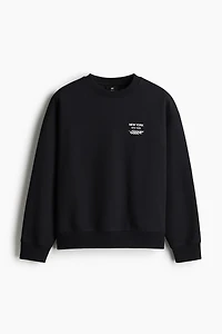 Loose Fit Printed Sweatshirt